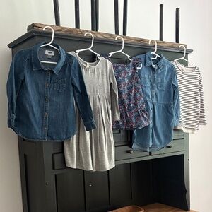 Lot of Little Girls ( 4/4T) Shirts and Dresses